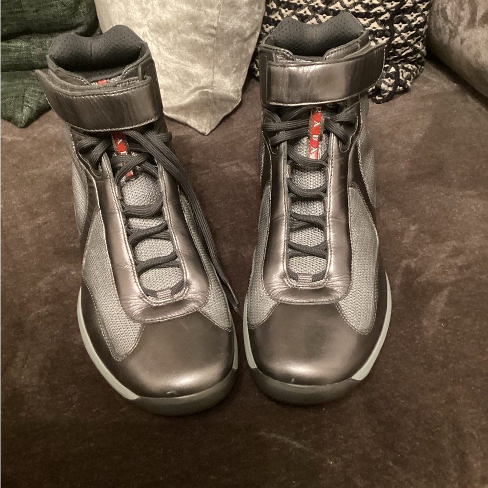 Prada Nevada leather high tops
